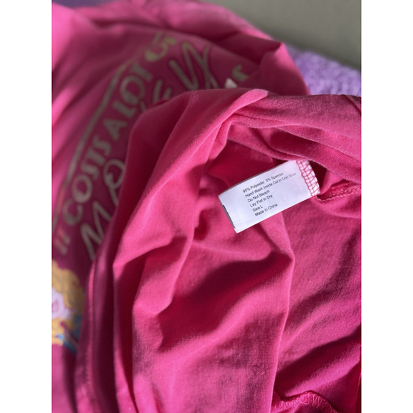 Dolly Parton Doggy Parton Lg 20-40 Lb "it Costs A lot Of Money” T-shirt•Pink - Picture 8 of 8